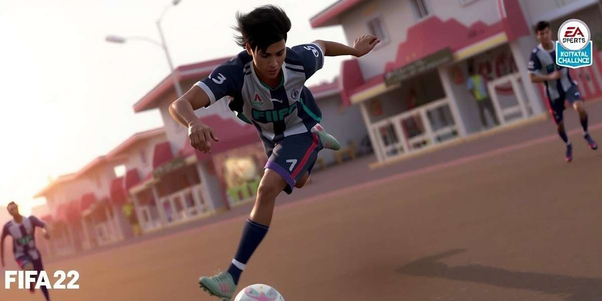 Concept art for upcoming Kolkata street football mode in FIFA 22: Kolkata Football Challenge with FIFA 22: Kolkata Football Challenge watermark